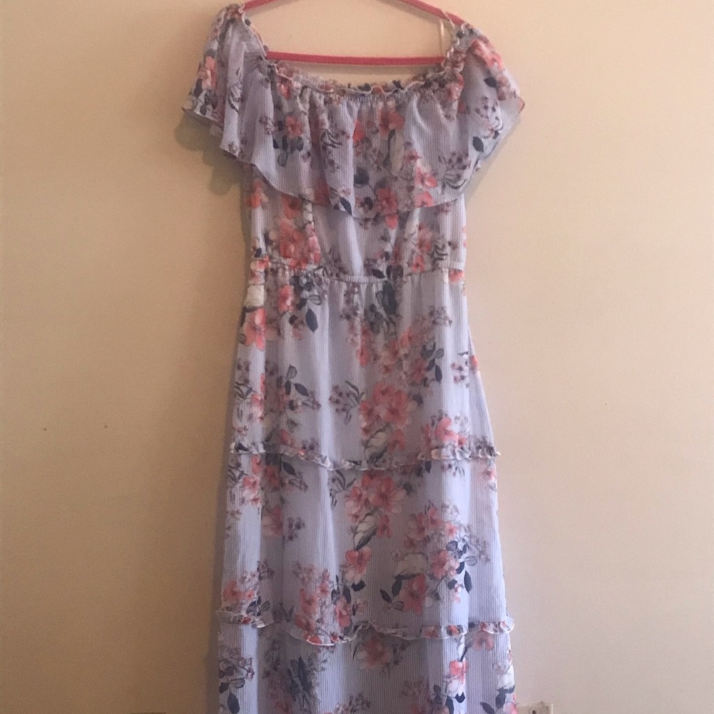 NWOT K Studio Off The Shoulder Maxi Dress